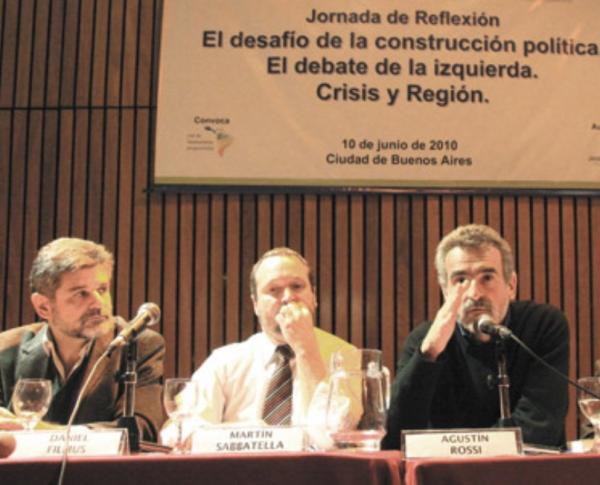 Daniel Filmus, Martin Sabbatella y Agustin Rossi, parte del debate sobre el futuro del progresismo en Santa Fe