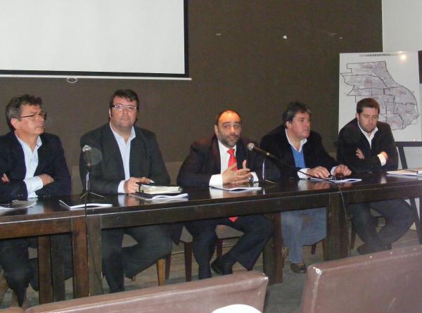 Los Diputados Urruty, Gastaldi, Brignoni, Rubeo y el Legislador de la Ciudad de Buenos Aires Gonzalo Ruanova