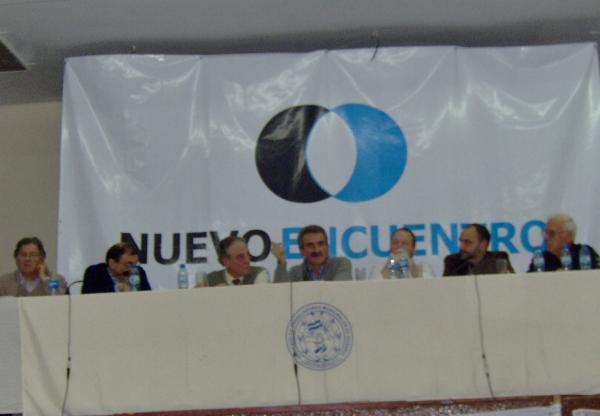 José Tessa, Jorge Kohen, Carlos Heller, Agustin Rossi, Martín Sabbatella, Marcelo Brignoni, y  Juan Carlos Sorbellini