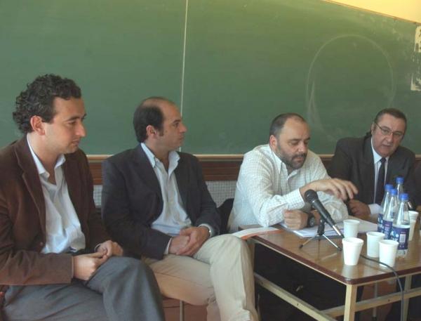 Pablo Javkin, Marcelo Lopez, Marcelo Brignoni y Santiago Mascheroni