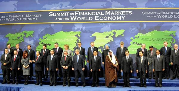 La Primera Cumbre de Presidentes del G20 en Washington, en 2008